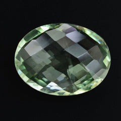 GREEN AMETHYST BRIOLETTE OVAL (SI) 20X15MM 12.65 Cts.