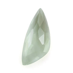 GREEN AMETHYST IRREGULAR CUT FANCY SHAPE 17X7.50MM 3.75 Cts.