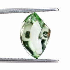GREEN AMETHYST BUFFTOP FANCY SHAPE 13X8.50MM 3.85 Cts.