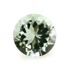 GREEN AMETHYST CONCAVE CUT (NICE COLOR) (DES#45) ROUND 8MM 2.00 Cts.