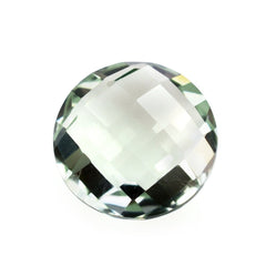 GREEN AMETHYST BRIOLETTE ROUND 8MM 1.66 Cts.