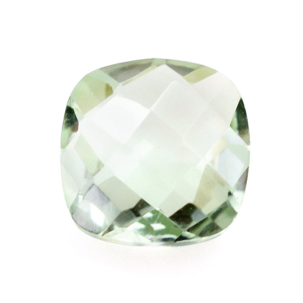 GREEN AMETHYST BRIOLETTE CUSHION (SUPER EXTRA) 8MM 1.80 Cts.