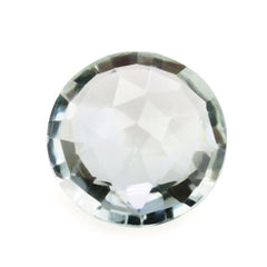 GREEN AMETHYST ROSE CUT BRIOLETTE ROUND 10MM 2.85 Cts.