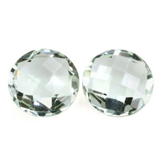 GREEN AMETHYST BRIOLETTE ROUND 10MM 3.20 Cts.