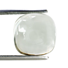 GREEN AMETHYST CUSHION CAB 12MM 7.66 Cts.