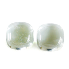 GREEN AMETHYST CUSHION CAB 12MM 7.66 Cts.