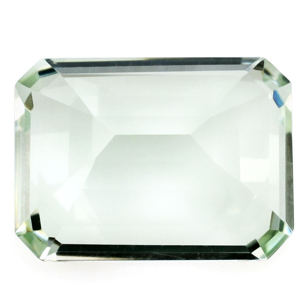 GREEN AMETHYST CUT OCTAGON 16X12MM 10.65 Cts.