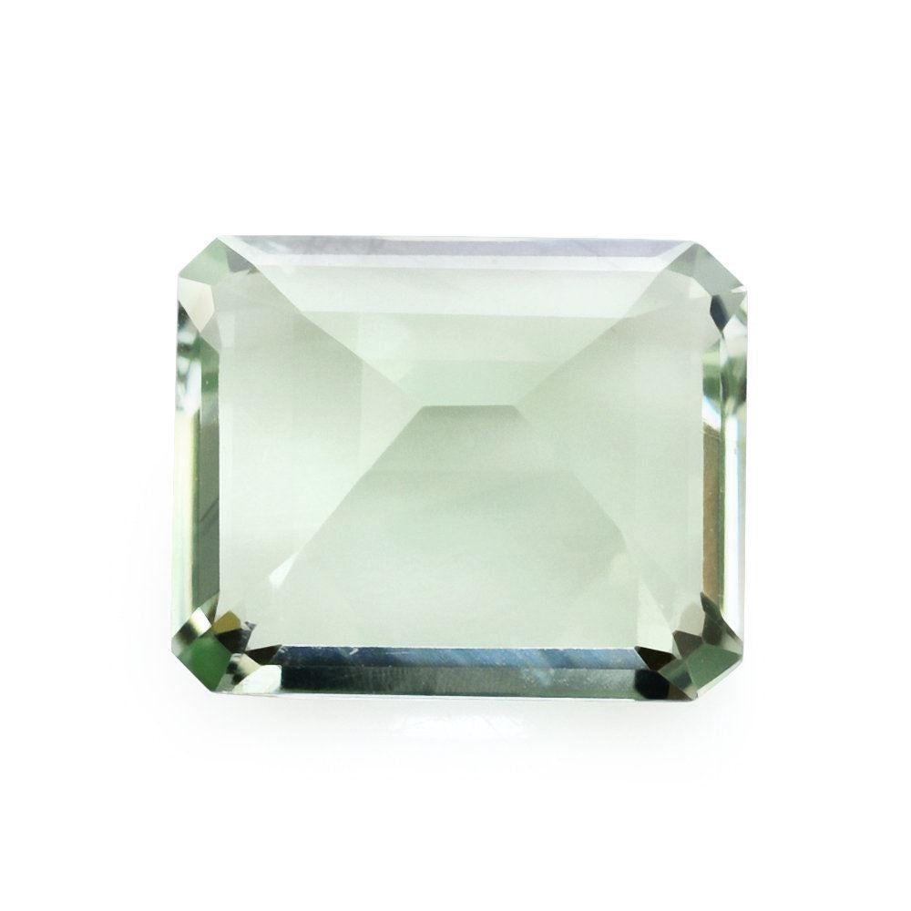 GREEN AMETHYST CUT OCTAGON (SI) 12X10MM 5.50 Cts.