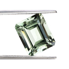GREEN AMETHYST CUT OCTAGON (SI) 12X10MM 5.50 Cts.