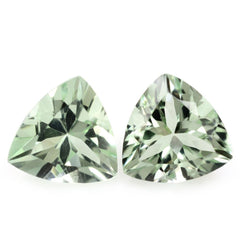 GREEN AMETHYST CUT TRILLION 12MM 5.07 Cts.