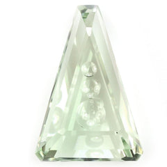 GREEN AMETHYST SUPPER BUBBLE TRAPEZOID (DES#119) 18X12MM 8.01 Cts.