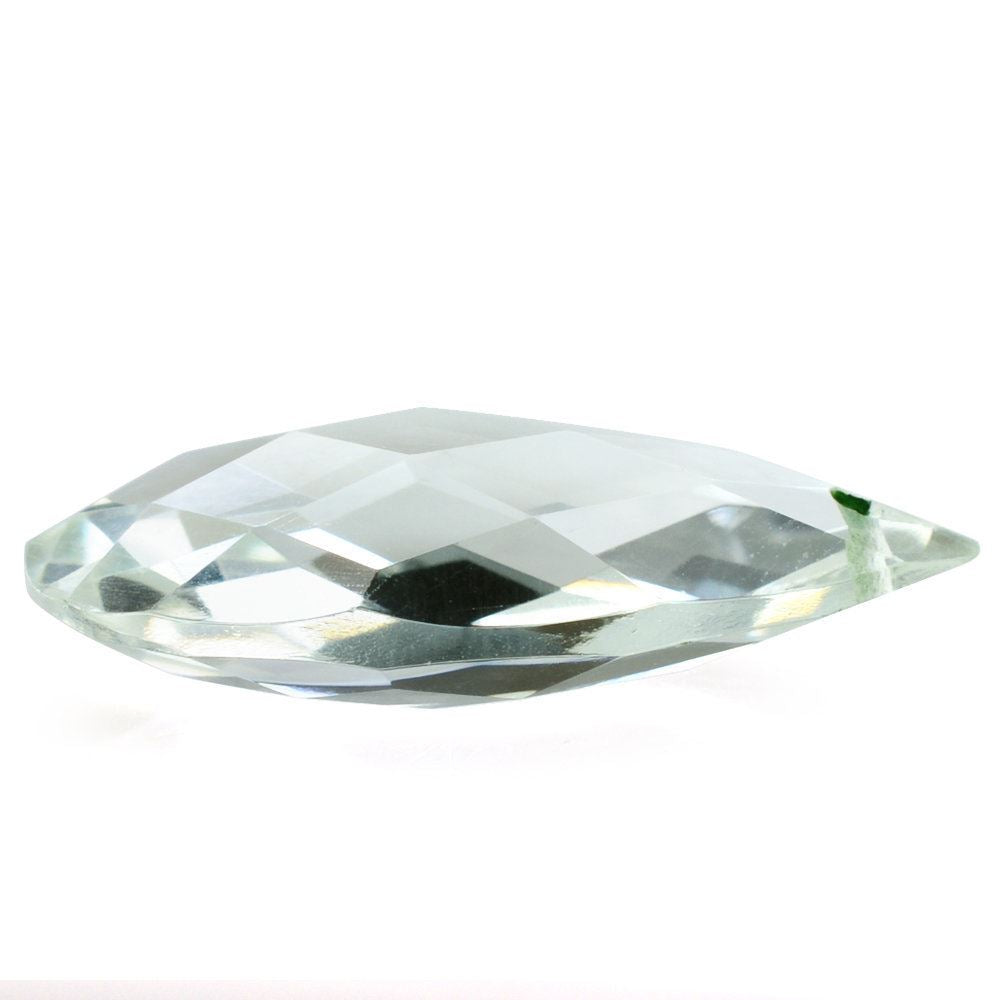 GREEN AMETHYST BRIOLETTE PEAR (FULL DRIIL) (LITE) 21X9MM 8.62 Cts.