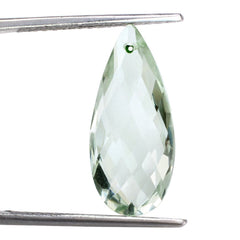 GREEN AMETHYST BRIOLETTE PEAR (FULL DRIIL) (LITE) 21X9MM 8.62 Cts.