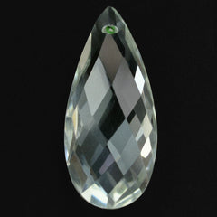 GREEN AMETHYST BRIOLETTE PEAR (FULL DRIIL) (LITE) 21X9MM 8.62 Cts.