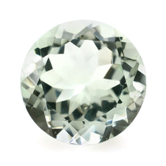 GREEN AMETHYST CUT ROUND 13MM 7.03 Cts.