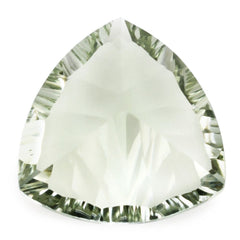 GREEN AMETHYST CONCAVE CUT TRILLION 15MM 9.20 Cts.