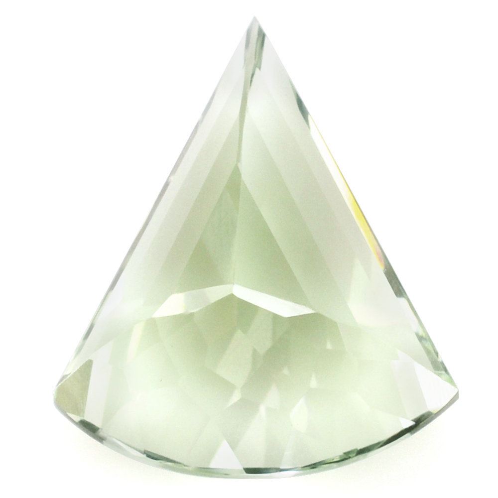 GREEN AMETHYST CUT TRILLION 18X15MM 10.15 Cts.