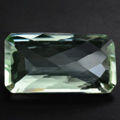 GREEN AMETHYST CHECKER CUT OCTAGON 22X12MM 13.47 Cts.