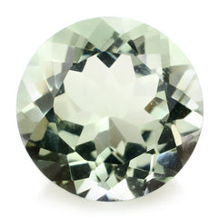 GREEN AMETHYST CUT ROUND 15MM 11.25 Cts.