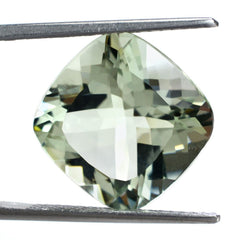 GREEN AMETHYST CUT CUSHION 15MM 10.70 Cts.