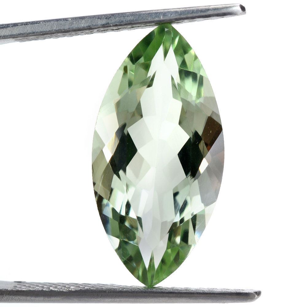 GREEN AMETHYST CUT MARQUISE 20X10MM 6.80 Cts.