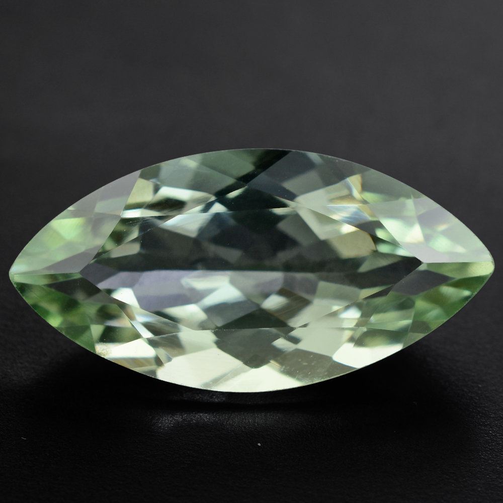 GREEN AMETHYST CUT MARQUISE 20X10MM 6.80 Cts.
