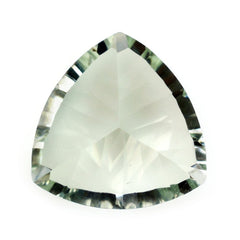 GREEN AMETHYST LONG STEP CONCAVE TRILLION (DES#85) 14MM 7.62 Cts.