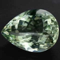 GREEN AMETHYST CUT PEAR 14X19.50MM 11.60 Cts.