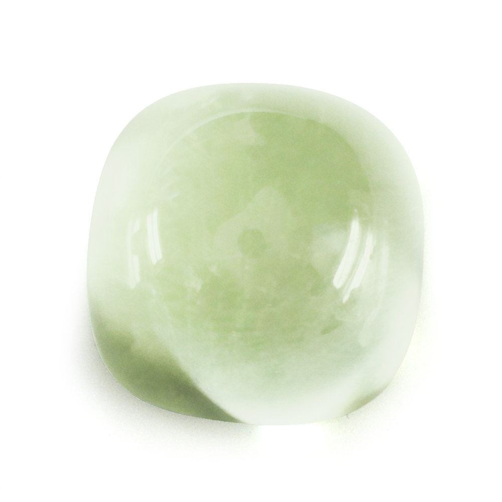 GREEN AMETHYST CUSHION CAB (FROSTED) (HIGH DOME) 13MM 13.16 Cts.