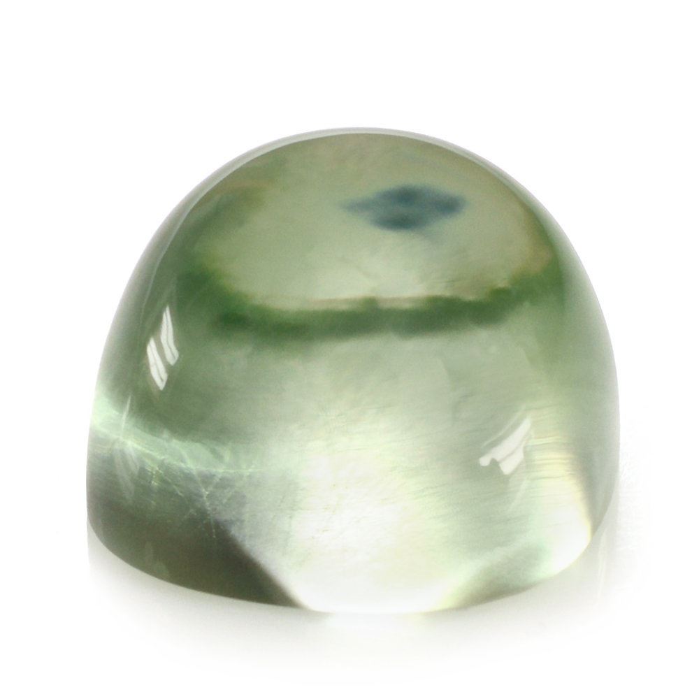 GREEN AMETHYST CUSHION CAB (FROSTED) (HIGH DOME) 13MM 13.16 Cts.