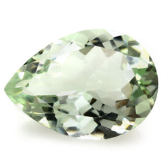 GREEN AMETHYST CUT PEAR 18X13MM 9.27 Cts.