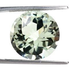 GREEN AMETHYST HIGH DOME ROSE CUT ROUND (DES#17) 15MM 12.50 Cts.