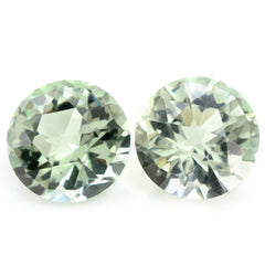 GREEN AMETHYST HIGH DOME ROSE CUT ROUND (DES#17) 15MM 12.50 Cts.