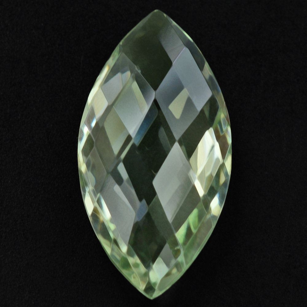 GREEN AMETHYST BRIOLETTE MARQUISE 18X9MM 4.75 Cts.