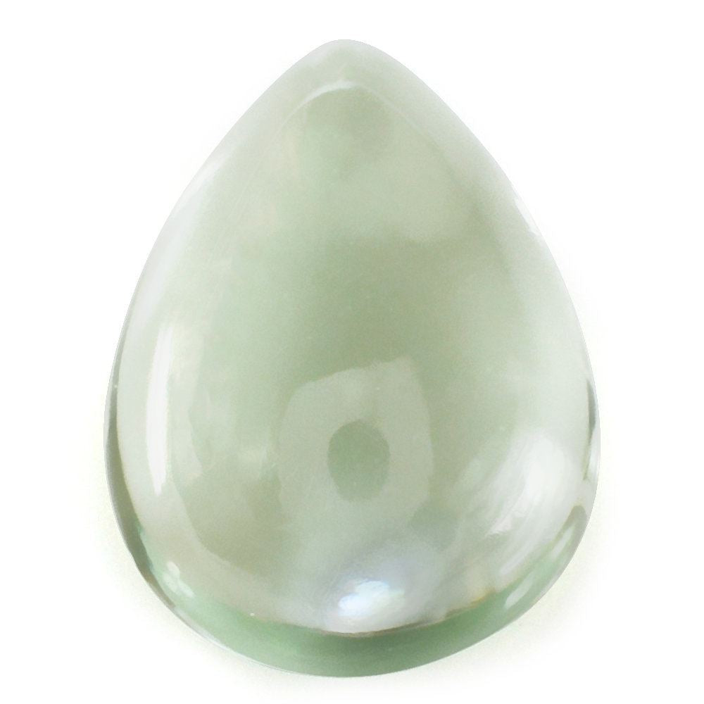 GREEN AMETHYST PEAR CAB (SUPER EXTRA) 16X12MM 7.98 Cts.