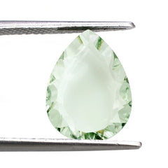 GREEN AMETHYST CONCAVE PEAR (DES#145) 16X12MM 4.75 Cts.