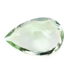 GREEN AMETHYST CUT PEAR 15X10MM 4.91 Cts.