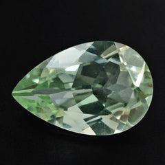 GREEN AMETHYST CUT PEAR 15X10MM 4.91 Cts.