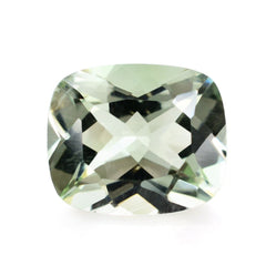 GREEN AMETHYST CUT CUSHION 12X10MM 4.90 Cts.