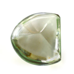 GREEN AMETHYST BUFFTOP FANCY SHAPE 12X11MM 5.88 Cts.
