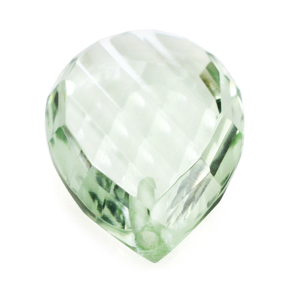 GREEN AMETHYST CONCAVE PLATES (DES#16) (HALF DRILL) 14X10MM 4.28 Cts.