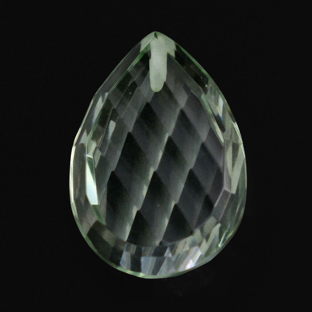 GREEN AMETHYST CONCAVE PLATES (DES#16) (HALF DRILL) 14X10MM 4.28 Cts.