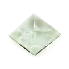 GREEN AMETHYST PYRAMID KITE SHAPE CAB (SPECIAL) 12.80X10.70MM 3.10 Cts.