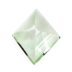 GREEN AMETHYST PYRAMID KITE SHAPE CAB (SPECIAL) 12.80X10.70MM 3.10 Cts.