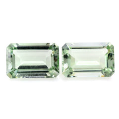 GREEN AMETHYST CUT OCTAGON 15X10MM 7.15 Cts.