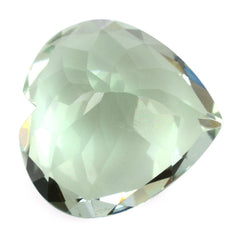 GREEN AMETHYST CUT HEART 20MM 21.28 Cts.