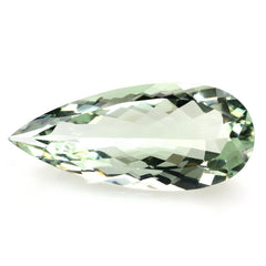GREEN AMETHYST CUT PEAR 30X13MM 17.00 Cts.