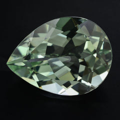 GREEN AMETHYST CUT PEAR 21X16MM 18.00 Cts.