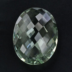 GREEN AMETHYST BRIOLETTE OVAL (SI) 24X18MM 19.55 Cts.
