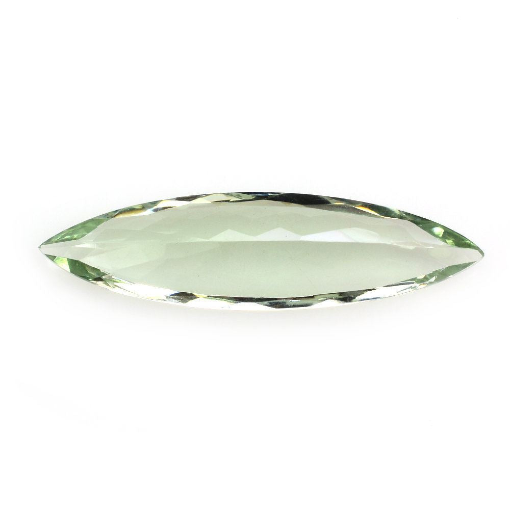 GREEN AMETHYST CUT MARQUISE 30X8MM 6.70 Cts.